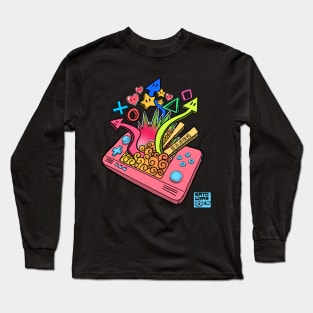 6AT0GAMING Tee Design (Cotton Candy variant) Long Sleeve T-Shirt